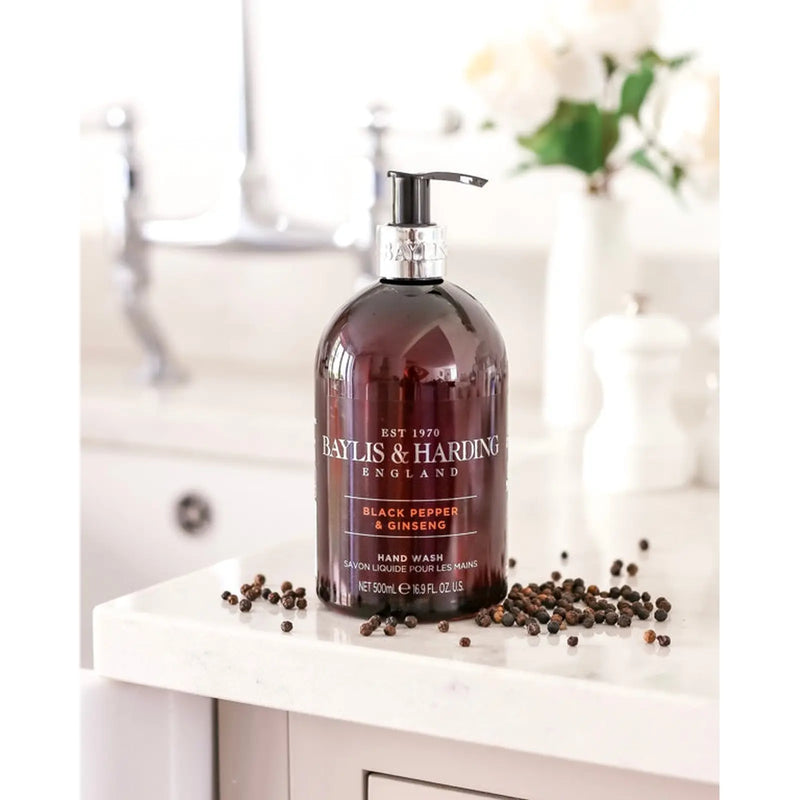 Baylis & Harding Hand Wash 500ml Black Pepper & Ginseng