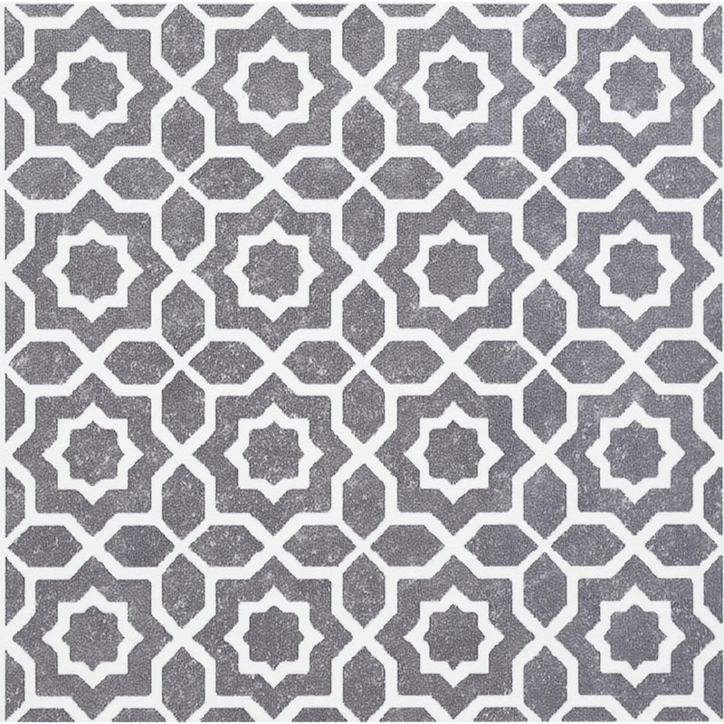 d-c-fix® Self Adhesive Wall Tile Lina Grey 15cm x 15cm / Pack Of 6