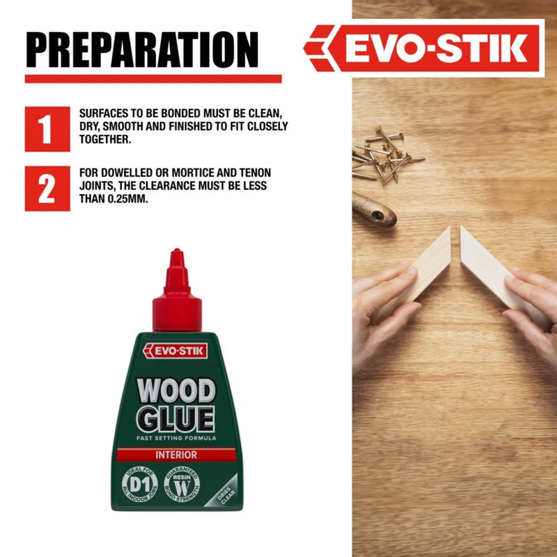 Evo-Stik Resin 'W' Wood Adhesive (Interior) 250ml