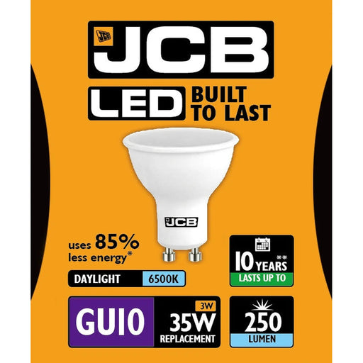 JCB LED GU10 3w 250lm 6500k Daylight