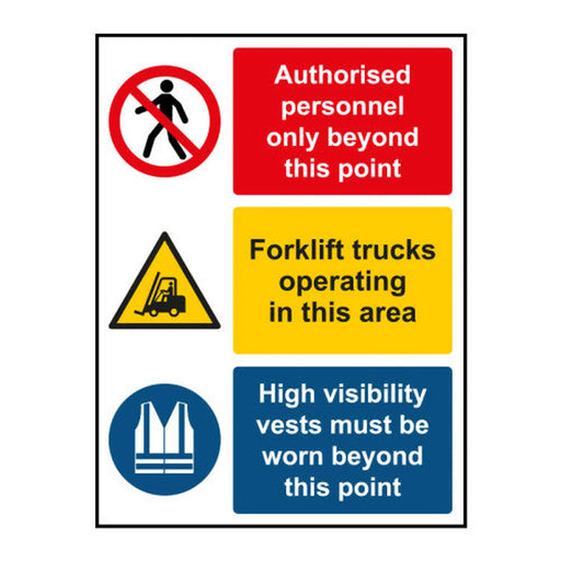 Warehouse Composite Sign Style 2 1.2mm Recyclable PP (300 x 400mm) - Min Order 2