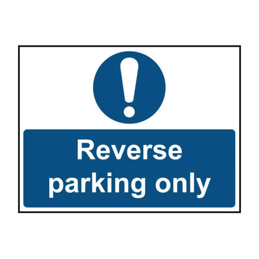 Reverse Parking Only ACP Mandatory Sign