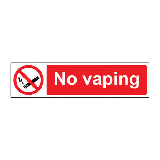 No Vaping - SAPP (200 x 50mm) - Min Order 4