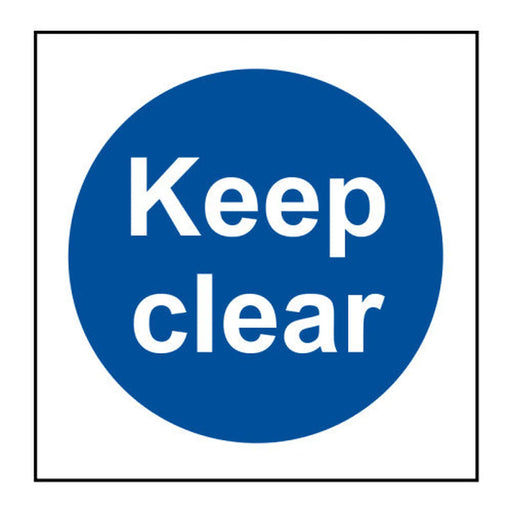Keep clear 1.2mm Recyclable PP (150 x 150mm) - Min Order 4