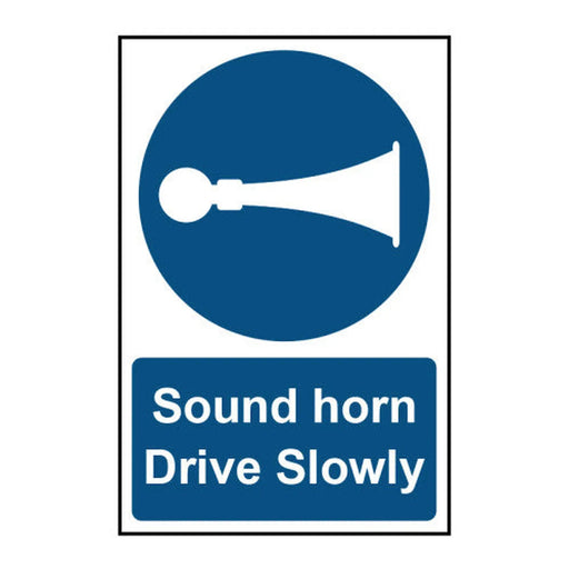 Sound horn drive slowly - Self Adhesive PP (400 x 600mm)