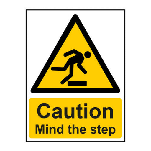 Caution Mind the step - SAV (150 x 200mm) - Min Order 4