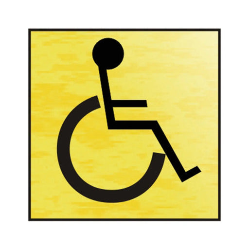 Disabled symbol - BRG (120 x 122mm) - Min Order 2