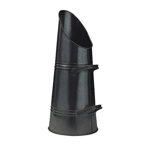 Coal Hod Black Steel with Side Handles