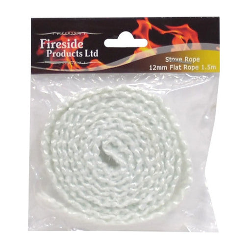 Fireside Stove Rope Flat - 12mm x 1.5m - Pack of 5