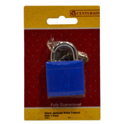 Jacketed Brass Padlocks, 40mm - Pack of 5