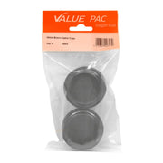 45mm Brown Castor Cups - Pack of 10
