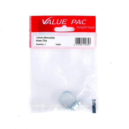 12mm - 20mm (OO) Hose Clip - Pack of 10