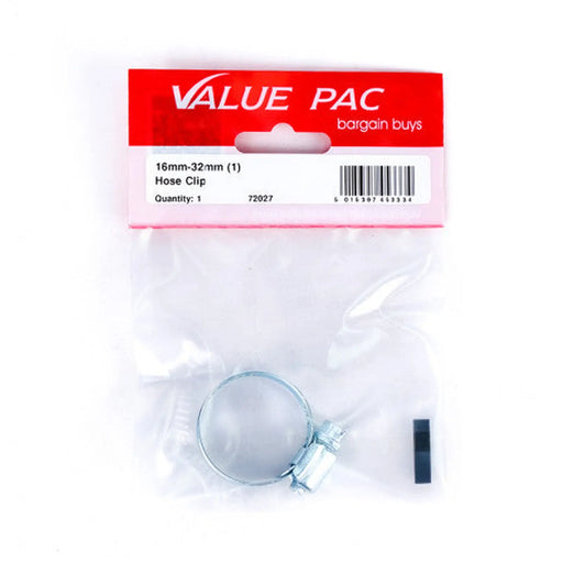 16mm - 32mm (1) Hose Clip - Pack of 10