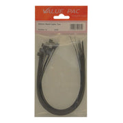 300mm Black Cable Ties - Pack of 10