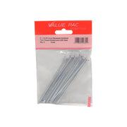 4" x 10 ZP Cross Recessed Hardened Twin Thread Woodscrews with - Pack of 10