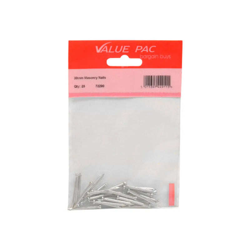 30mm Masonry Nails - Pack of 10