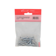 1 1/4" x 10 ZP Cross Recessed Hardened Twin Thread Woodscrews with - Pack of 10