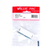White Twin Magnetic Catch - Pack of 10