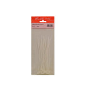 150mm x 3.6mm Natural Cable Ties 15pk - Pack of 10