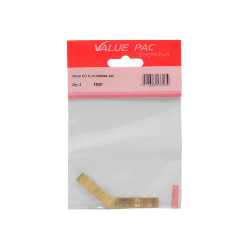 38mm PB Turn Button - Pack of 10