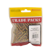 Pozi Multi Purpose Countersunk Woodscrews - Zinc Yellow Passivated - Pack of 5