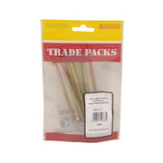 Pozi Multi Purpose Countersunk Woodscrews - Zinc Yellow Passivated - Pack of 5