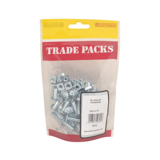 Roofing Bolts - Zinc Plated - M6 x 20mm - (55 PK) - Pack of 5