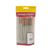 Screw In Frame Fixings - Zinc Plated - M10 x 100mm - (13 PK) - Pack of 5