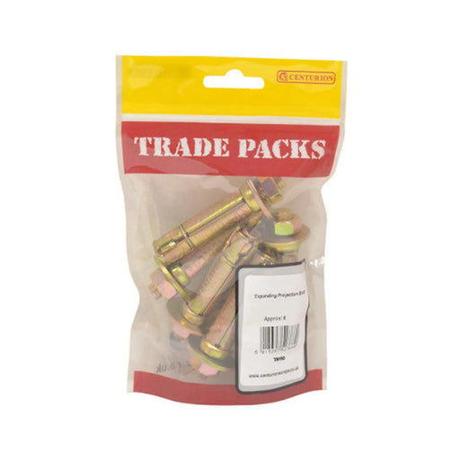 Expanding Projection Bolt - Zinc Plated - M8 x 60mm - (6) - Pack of 5