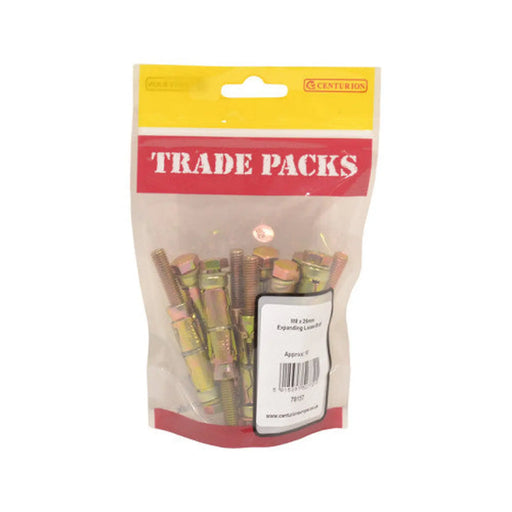 Expanding Loose Bolt - Zinc Plated - M8 x 25mm - (8 PK) - Pack of 5