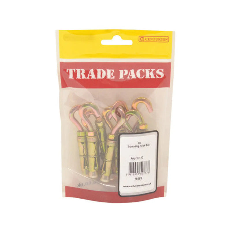 Expanding Hook Bolt - Zinc Plated - M6 - (10 PK) - Pack of 5