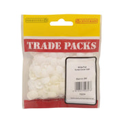 Pozi Screw Cover Caps - White - 6-8 Gauge Screw - (250 PK) - Pack of 5