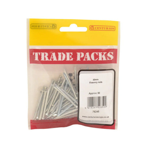Masonry Nails - 40mm - (60 PK) - Pack of 5