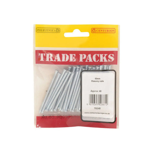 Masonry Nails - 60mm - (40 PK) - Pack of 5