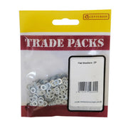 Flat Washers - Zinc Plated - M4 - (300 PK) - Pack of 5