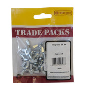 Wing Nuts - Zinc Plated - M4 - (25 PK) - Pack of 5