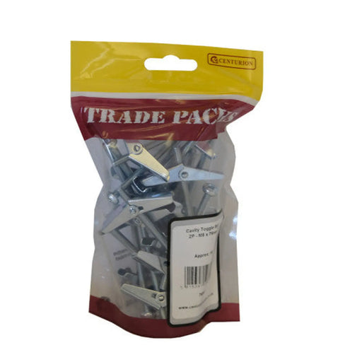 Cavity Toggle Bolt - Zinc Plated - M5 x 75mm - (15 PK) - Pack of 5