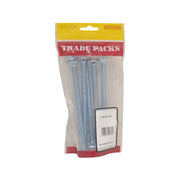 Cup Square Small Carriage Bolts & Nuts - Zinc Plated - M10 x 120mm - Pack of 5