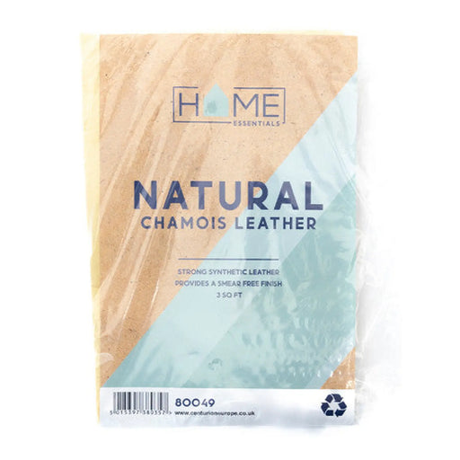 Natural Chamois Leather - 3 sq ft - Pack of 5
