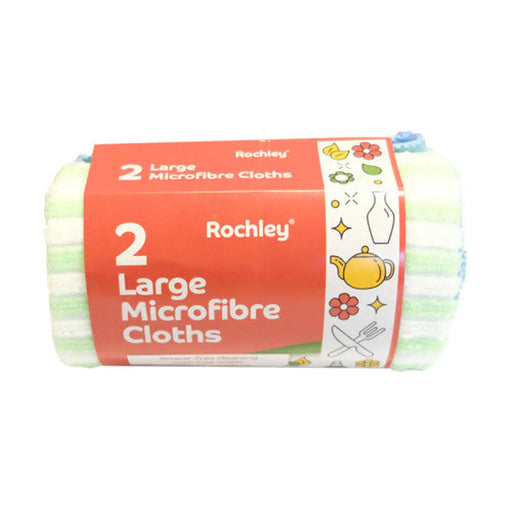 Microfibre Cloths - 40cm x 40cm (2 PK) - Pack of 10