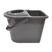 Bucket - Mop and Wringer - Silver Plastic - 12 Litre - Pack of 10