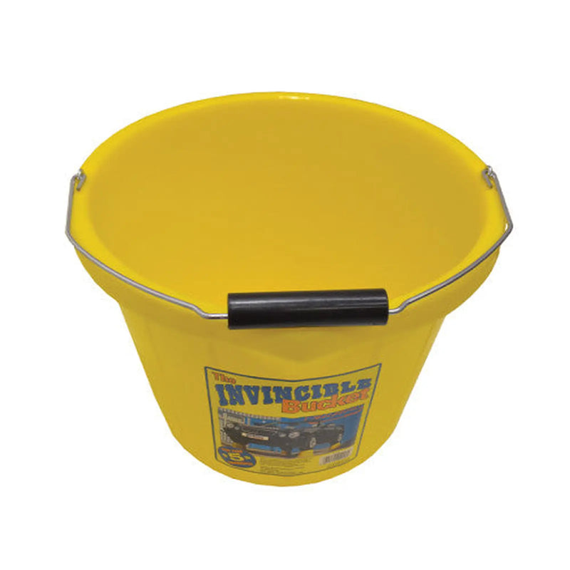 Bucket - Yellow Heavy Duty Builders - 15 Litre - Pack of 10
