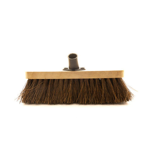 Bassine Broom Head with Plastic Socket, 12” - Pack of 5