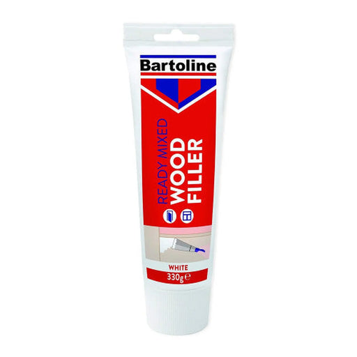 Bartoline Flexible Ready Mixed Wood Filler, White (330g) - Pack of 6
