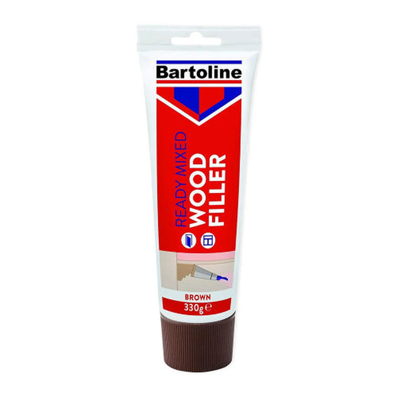 Bartoline Flexible Ready Mixed Wood Filler, Brown (330g) - Pack of 6