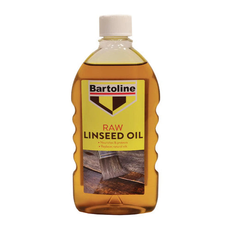 Bartoline Raw Linseed Oil, 500ml - Pack of 6