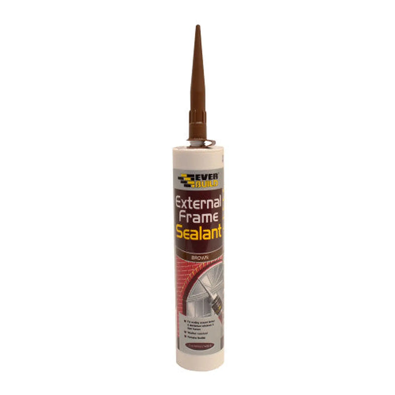 EverBuild External Frame Sealant, Brown - Pack of 12