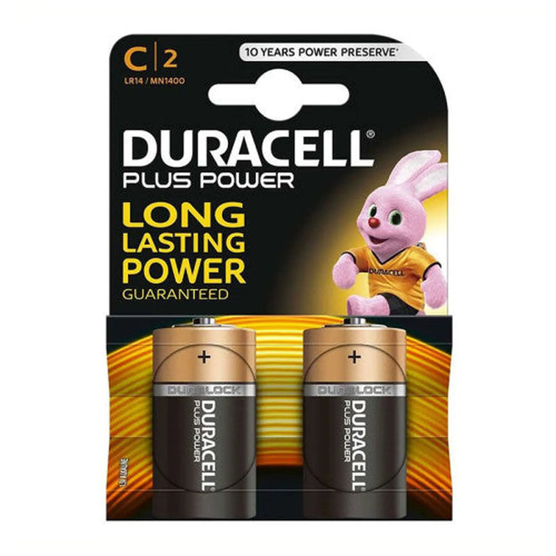 Duracell C Batteries, 2 Pack - Pack of 10