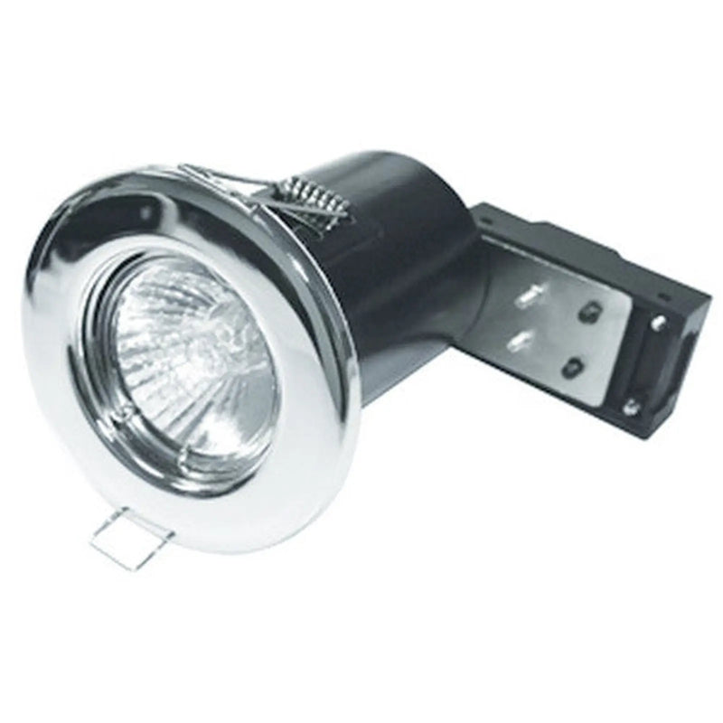 Polished Chrome Recessed Spotlight - Pack of 10