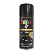 Colour It Matt Paint, Black (400ml) - Pack of 12